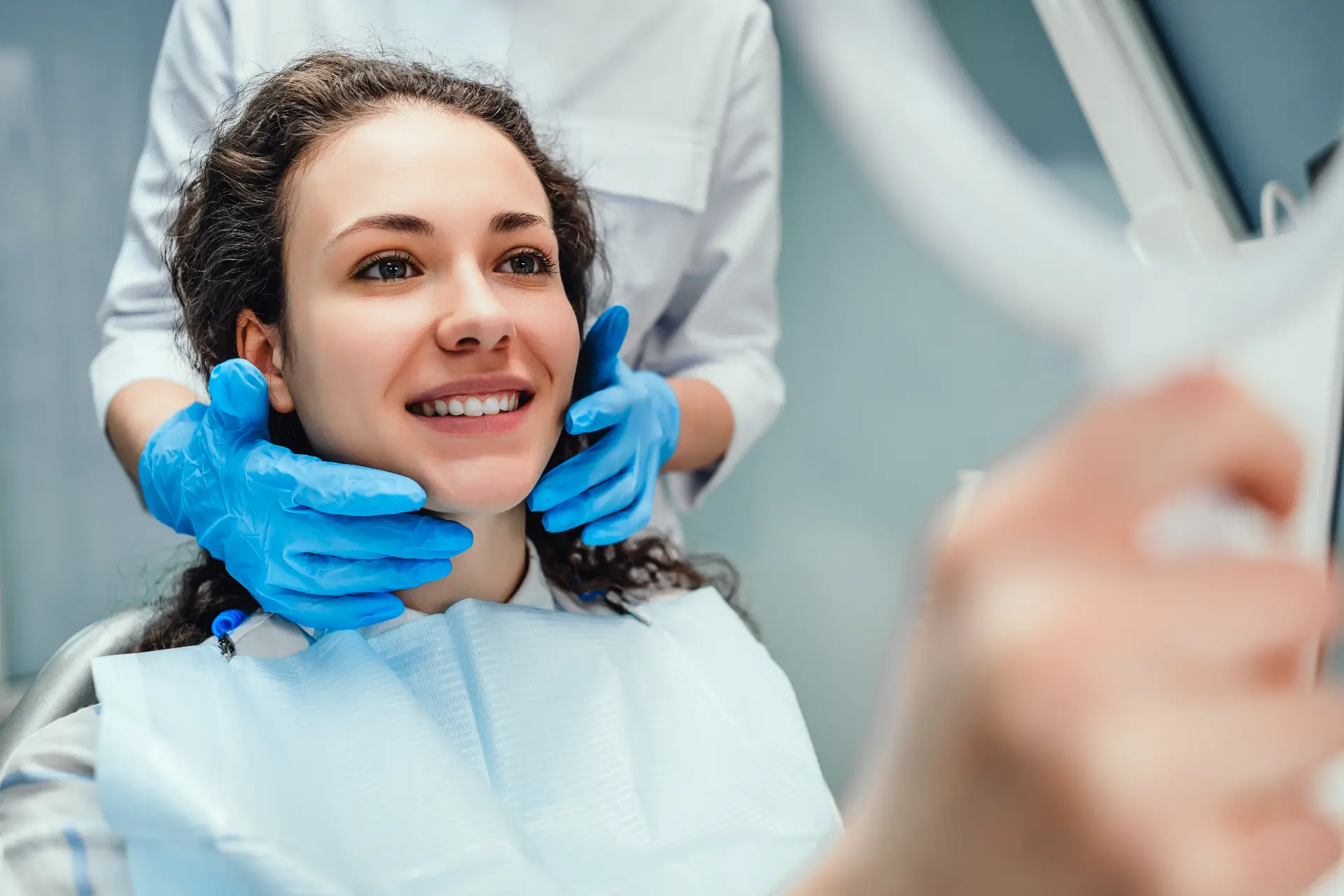 Happy Dental Patient With Healthy Smile