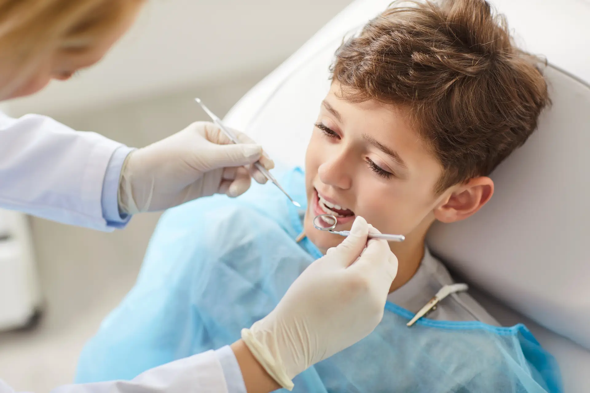 Happy Dental Patient With Healthy Smile
